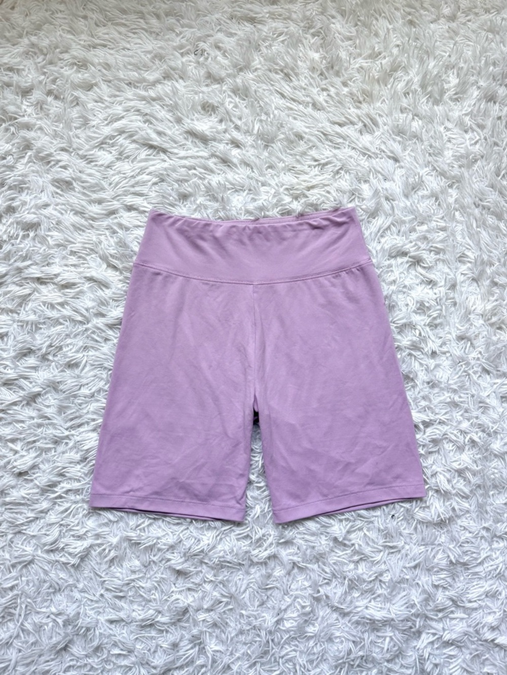 American Eagle Outfitters Lavender High-Rise Bike Shorts